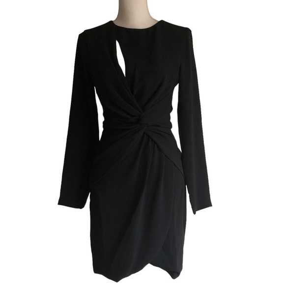 Dress The Population Black Cut Out Mini Dress XS - Picture 2 of 12